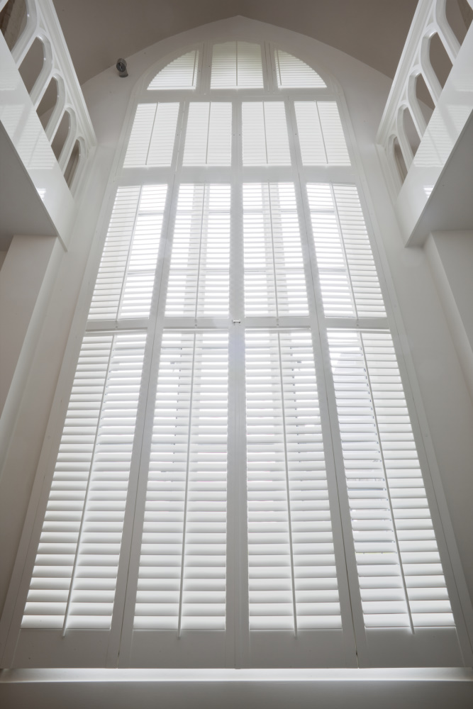 shutters voor een heel hoog raam van 6 meter